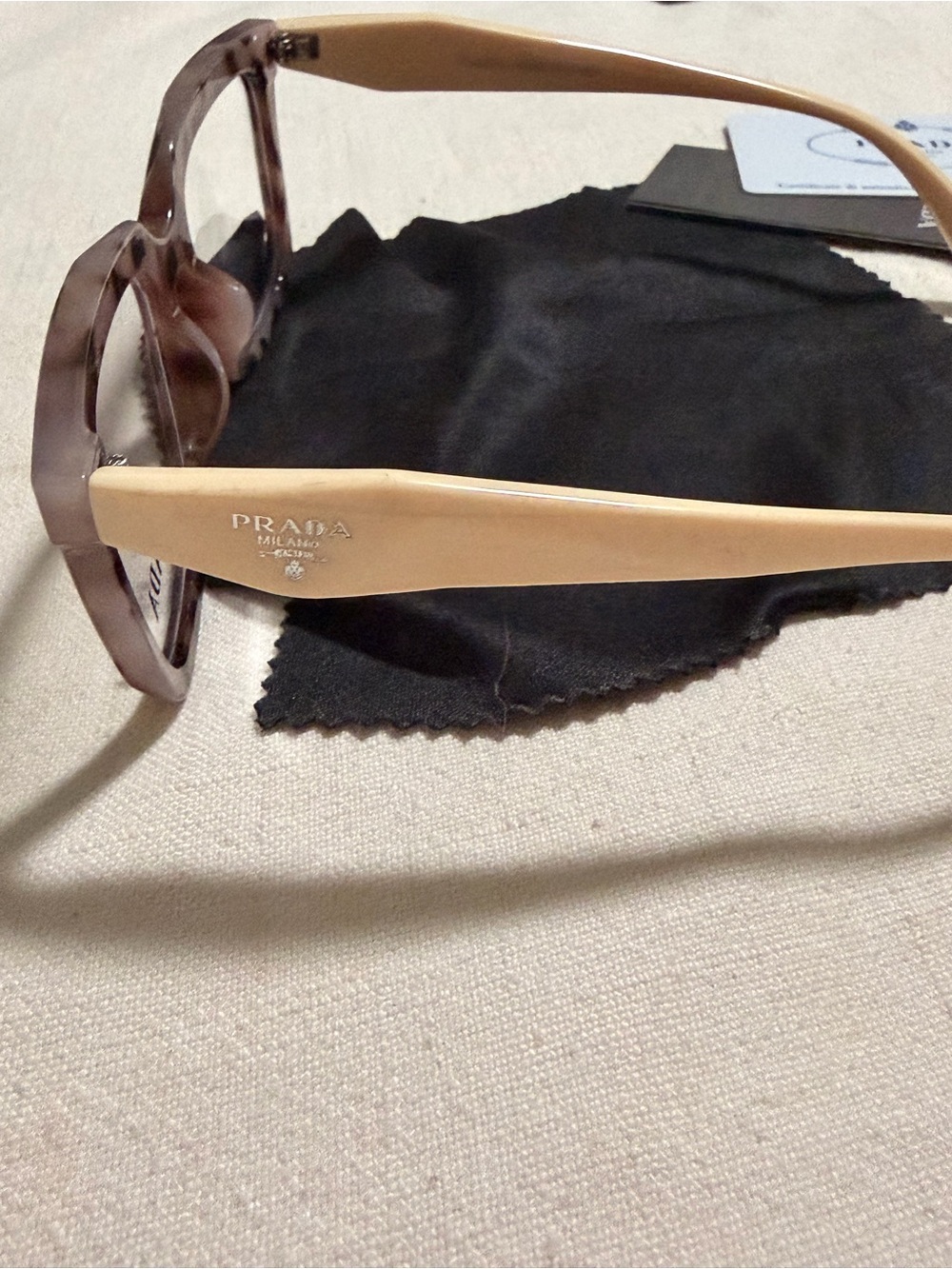 PRADA Pink Tortoiseshell and Beige Women's Optical Frames - Picture 4 of 11